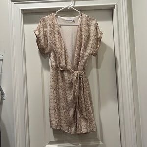 Snake skin mini dress